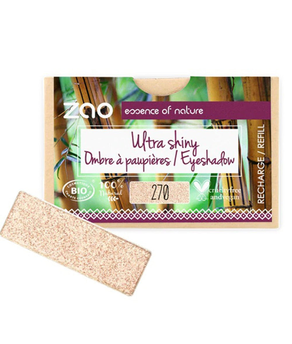 Zao Ultra Pearly Eyeshadow - Rectangle Refill - Plastic Freedom